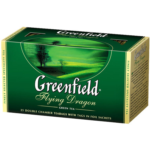 Чай Greenfield зелений Flying Dragon 25пак
