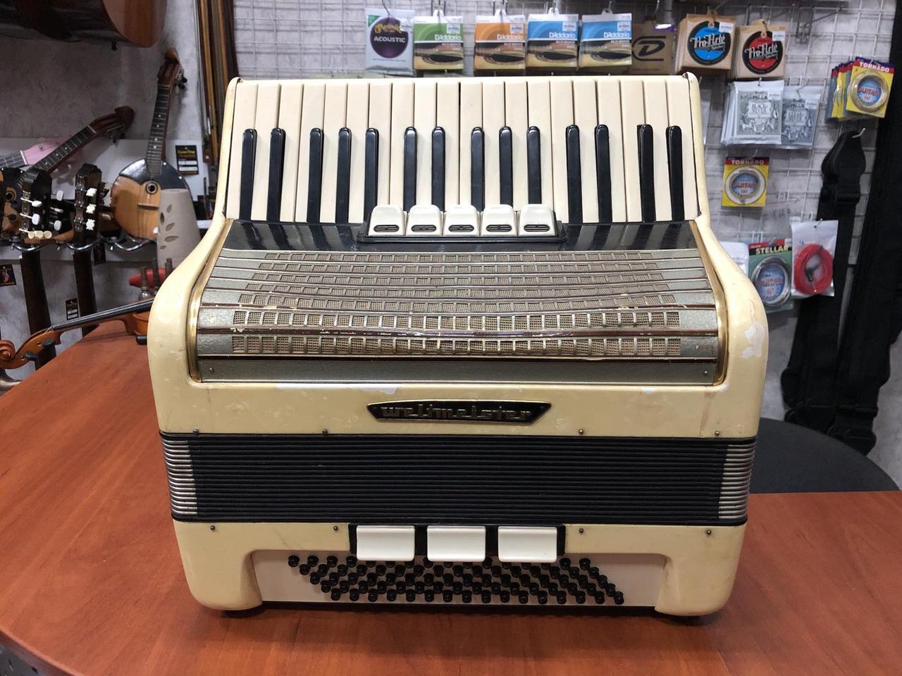 (5734) Немецкий Аккордеон 3\4 Weltmeister White Настроен Мастером ...
