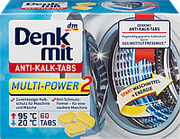 Анти-известковые таблетки для стиральной машины Denkmit Anti-Kalk-Tabs, 60 шт.