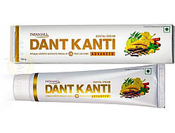 Аюрведична зубна паста Дант Канті Покращена (Dant Kanti Advansed) Patanjali, 2х100 г