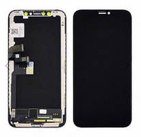 Модуль iPhone X дисплей и сенсор black New GX OLED