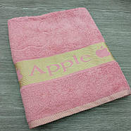 Рушник банний 70*140 А. золото рожевий щільність 450 (Арт : 14) 30033332, фото 3