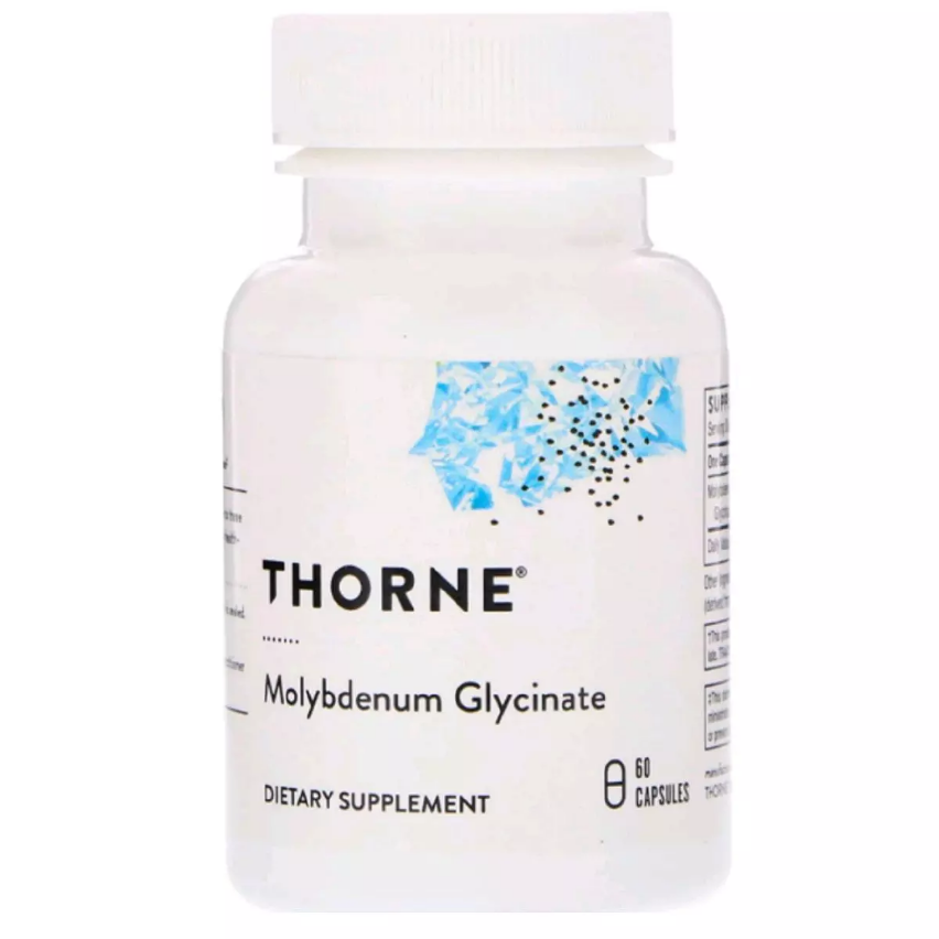 Глицинат Молібдену, Molybdenum Glycinate, Thorne Research, 60 Капсул