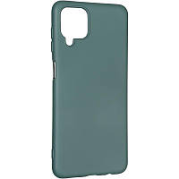 Чохол Fiji Full Soft Premium для Samsung Galaxy A12 (A125) / A12 Nacho (A127) силікон бампер Dark Green