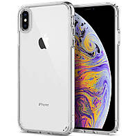 Прозрачный чехол-накладка Spigen Ultra Hybrid Case for iPhone Xs Max, Crystal Clear (065CS25127)