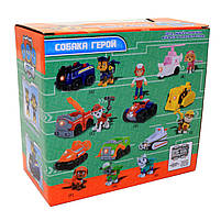 Набір «Цуценята рятувальники» Маршал зі значком та транспортом світло звук 18*17*9 см (7780), фото 6