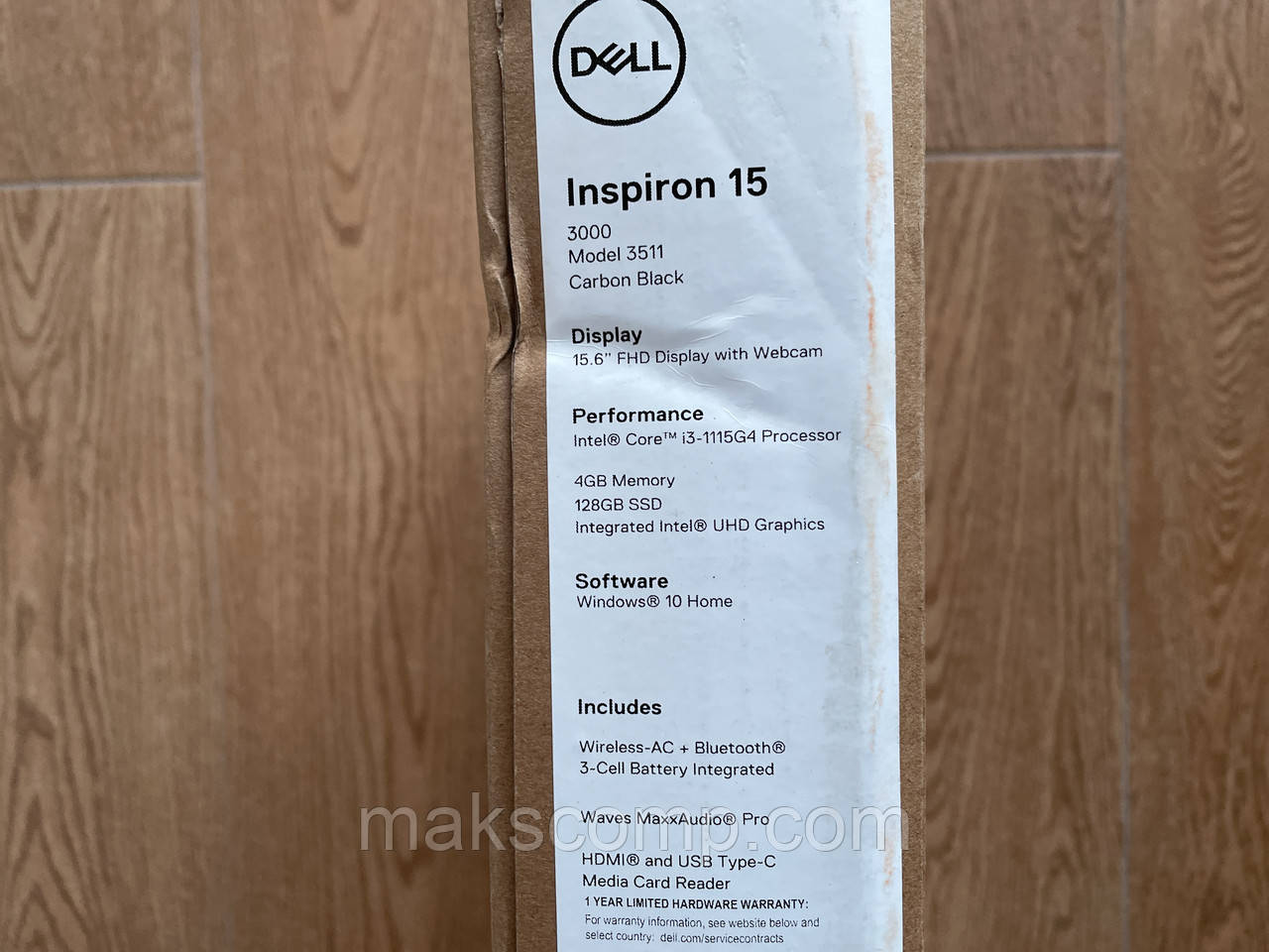 DELL INSPIRON 15 5502 FHD i3-1115G4 8Gb DDR4 128Gb SSD