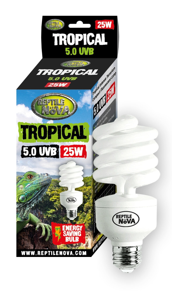 Люмінесцентна лампа REPTILE NOVA UVB-25W-5.0-TROPICAL