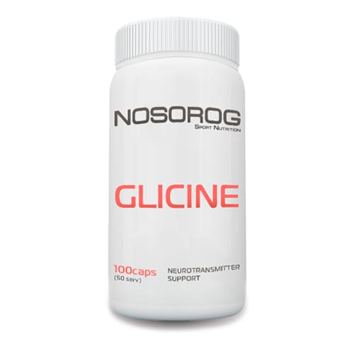Гліцин, 500 мг 100 капсул, Україна / Glycine, Nosorig Nutrition
