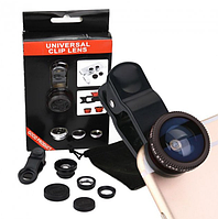 Универсальный объектив Universal Clip Lens Черный (KG-3810)