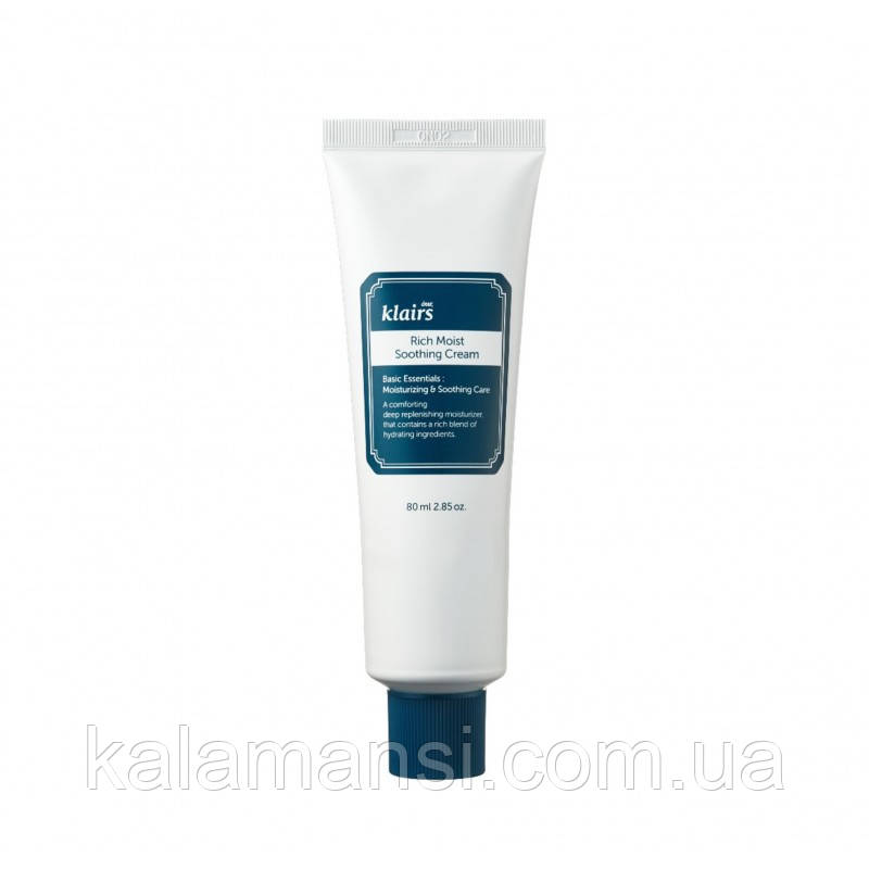Зволожувальний заспокійливий крем Dear Klairs Rich Moist Soothing Cream 80 мл