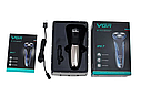 Електробритва для чоловіків роторна для вологого і сухого гоління водонепроникна VGR IPX7 (V-306), фото 2