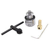 Патрон свердлильний 0.3-4мм під 3.17 мм JT0 вал для микродрели PCB, фото 4