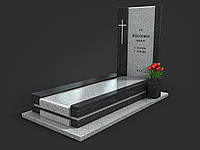 Європейський пам'ятники на могилу із (лабрадор покостівка) граніт 1000*2000