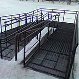 Пандуси для інвалідів ДБН / Пандуси металеві виробництво / Металеві перила для пандусів, фото 10