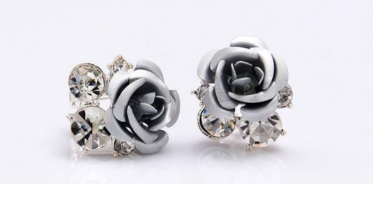 Сережки "Stones&Rose silver" VSH, фото 1