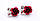 Сережки "Stones&Rose red", фото 3