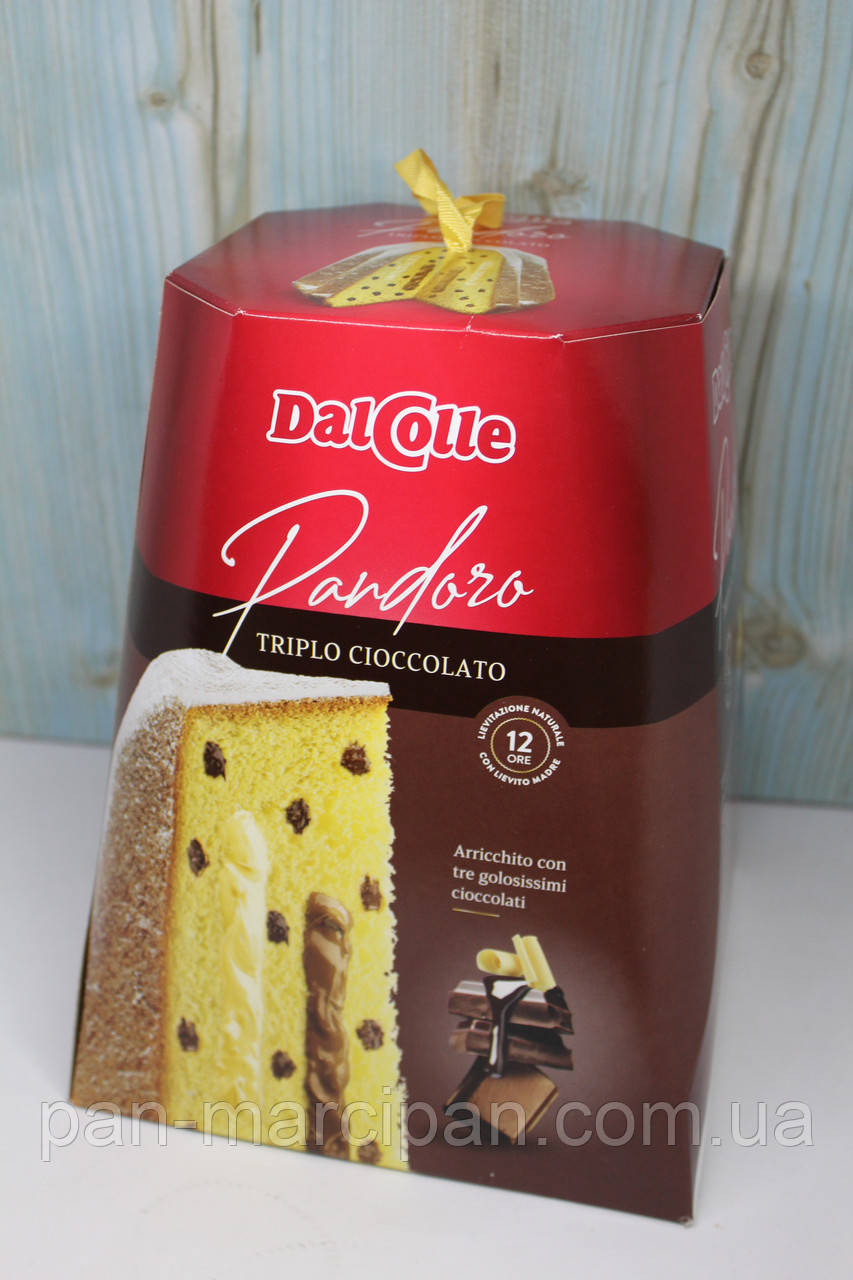 Панетон DalColle Pandoro Triplo Ciocolato 750g: продажа, цена в Луцке ...