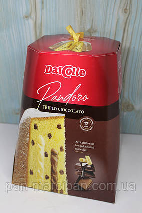 Панетон DalColle Pandoro Triplo Ciocolato 750g