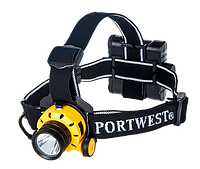 Налобний ліхтар Portwest Ultra Power PA64 Жовтий/Чорний LED ліхтарі (налобні, інспекційні)