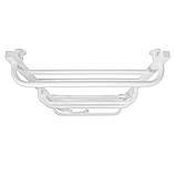 Електрична рушникосушка Laris Зебра Комфорт ЧФ8 500 х 800 Е (підключення ліворуч) R3, фото 3