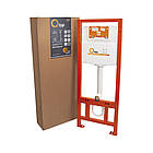 Інсталяція для туалету Q-TAP Nest QT0133M425M08382SAT з кнопкою сатин 72927, фото 9