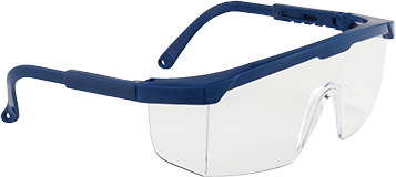 Захисні окуляри Portwest Classic PW33 Прозорий/синій Окуляри відкритого типу