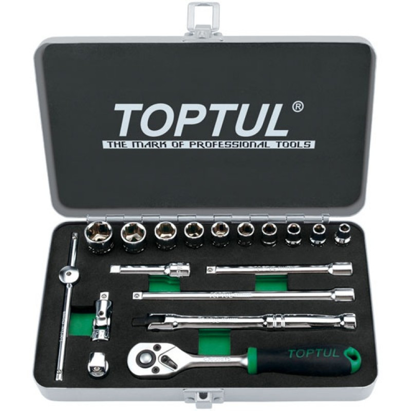 Набір інструменту Toptul GCAD1811 (18 предметів дюймового 3/16"-9/16")