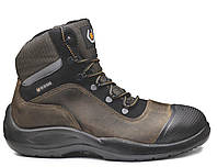 Титановые мужские нескользящие ботинки с шнуровкой Base BO416 Raider Top S3 SRC, Коричневый/черный, 36