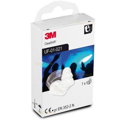 Беруші музичні протишумові 3M Clear EAR20 UF-01-021. Прозорі Беруші