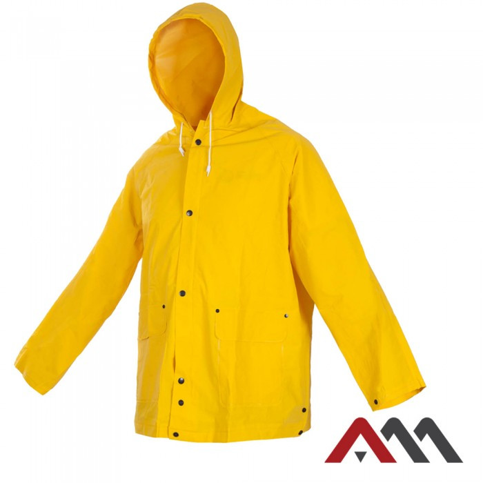 Захисна куртка від дощу з ПВХ Artmas KPD, жовтий, M Вологозахисна одяг