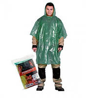 Дощовик пончо PONCHO-F REIS, Зелений Безпечна непромокаємий одяг