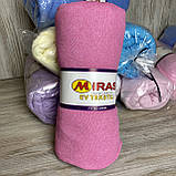 Махрове простирадло на гумці 160*200 +25 см. Колір Рожевий високої якості, фото 5