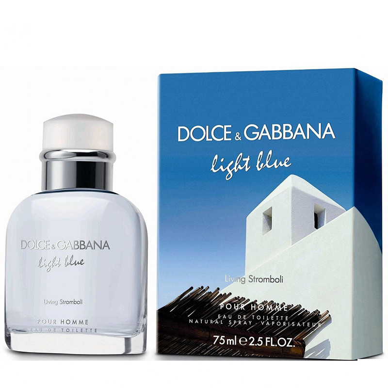 Туалетна вода DolceANDGabbana Light Blue Living Stromboli Pour Homme для чоловіків - edt 75 ml