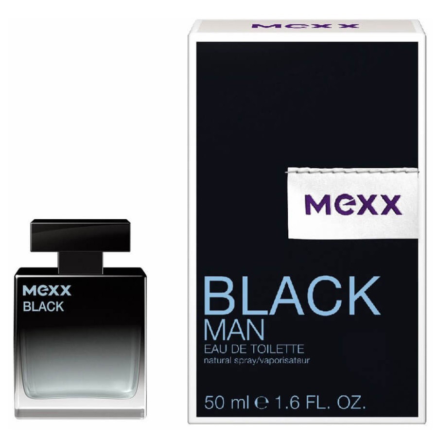 Туалетна вода Mexx Black Man для чоловіків - edt 50 ml