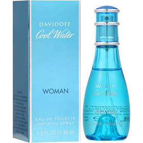 Туалетна вода Davidoff Cool Water Woman для жінок — edt 30 ml (без целофану)
