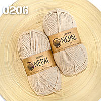 Пряжа Drops Nepal 0206 Світло-бежевий