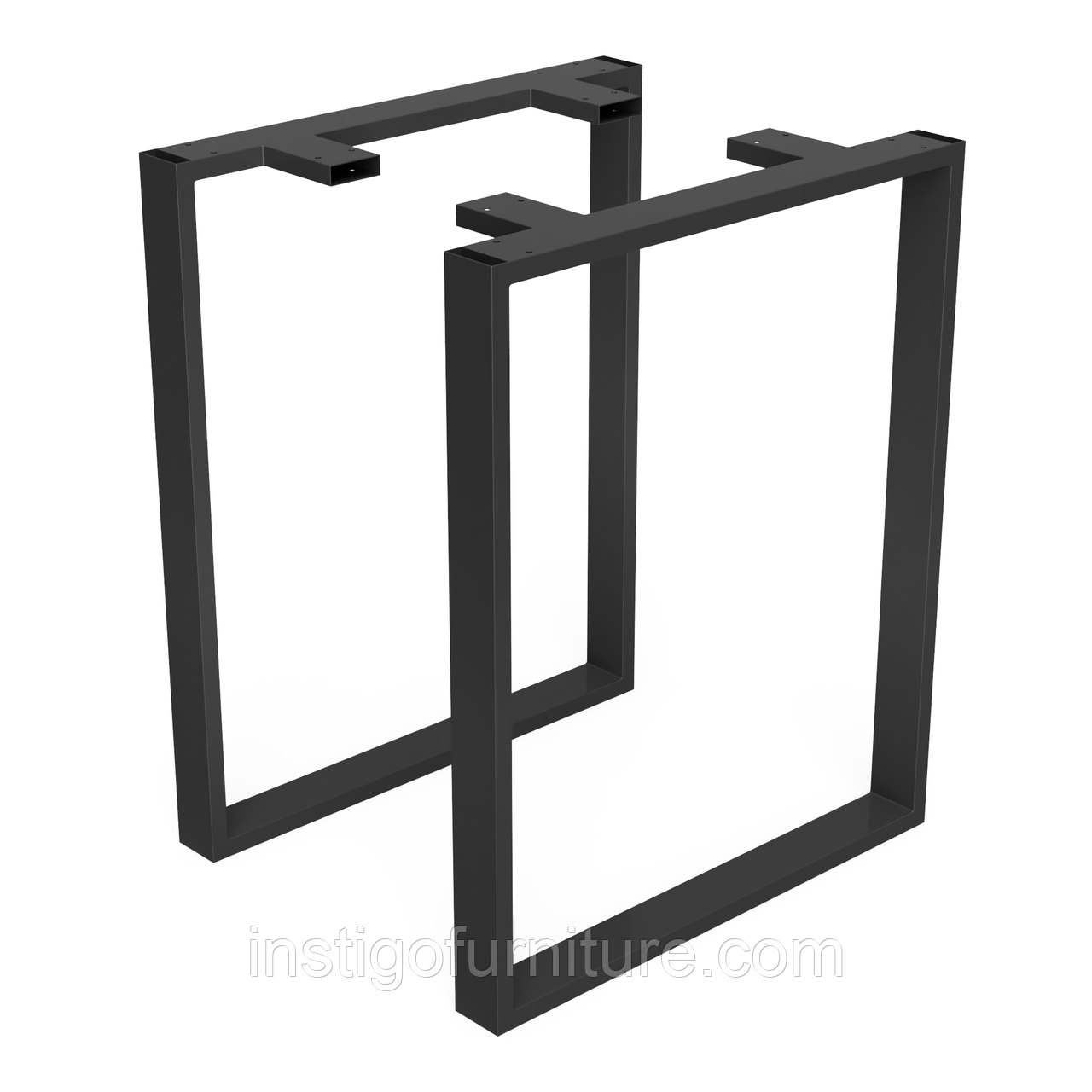 Опора ніжка для столу з металу 600×120mm, H=730mm