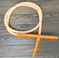 Трубка шланг для кальяна Ager Deluxe, оранжевая