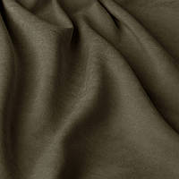 Декоративна тканина Велюр (мікровелюр), для штор в спальню, дитячу, зал, ширина 295 см, коричнево-сірий