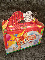 Новорічна подарункова коробка для цукерок №42(на 1кг). Полтава. Оптом.