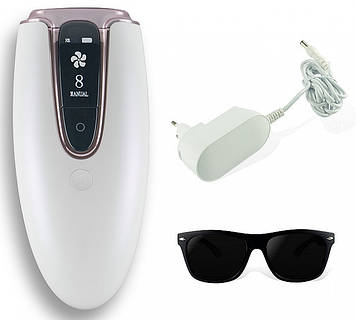 Фотоепілятор зі збільшеним ресурсом лампи ELLESILK IPL White