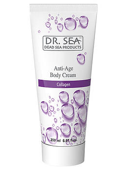 Колагеновий крем для тіла Dr. Sea Anti-Age body cream 200 мл.