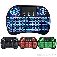 Беспроводная клавиатура Mini Keyboard backlit безпровідна клавіатура Джойстик з підсвіткою, фото 2