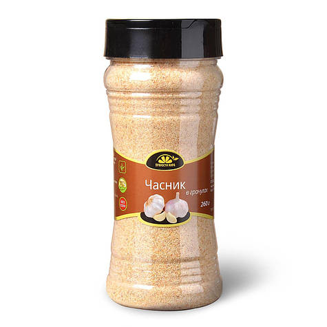 Часник гранульований "Пряності світу", 260 г