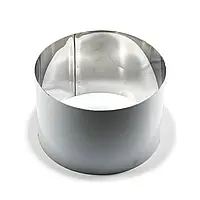 Кондитерське кільце h-10 см діаметр 20 см неіржавка сталь 0,7 мм