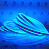 Неон світлодіодний Led 220V IP65 синій (LED Flex Neon) для вуличного освітлення, фото 2