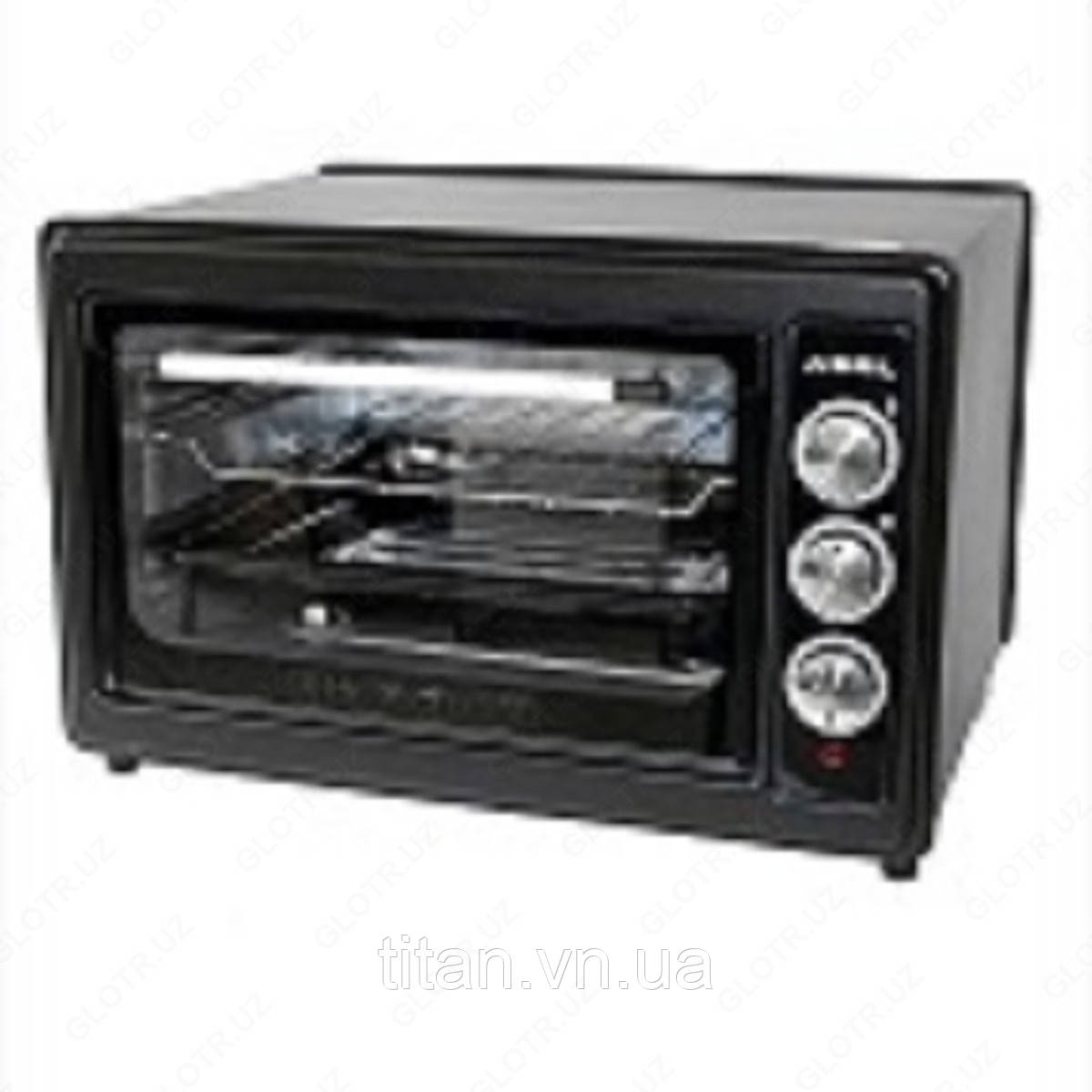 Електродуховка Asel 33л AF-0023 чорна (Туреччина)