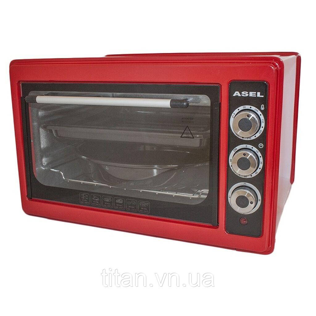 Духовка настільна Asel 33л AF-0023 червона (Туреччина)