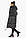 Куртка чорна жіноча люксова модель 56530 р — 40, фото 9